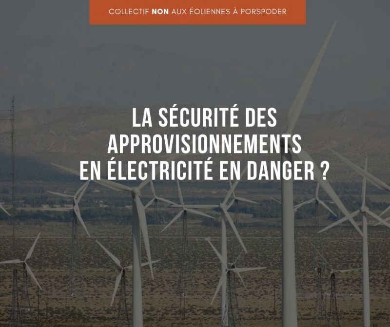 securité des approvisionnements en electricité
