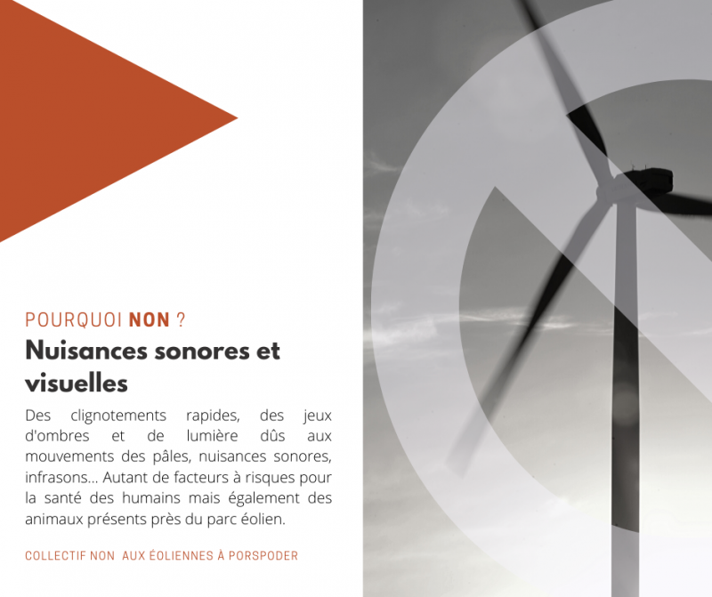 nuisance sonores et visuelles avec les éoliennes