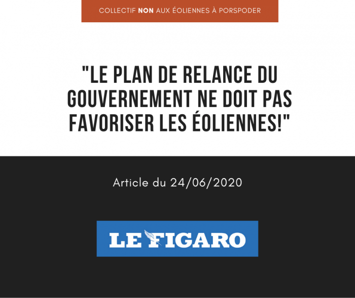 Le plan de relance du gouvernement ne doit pas favoriser les éoliennes