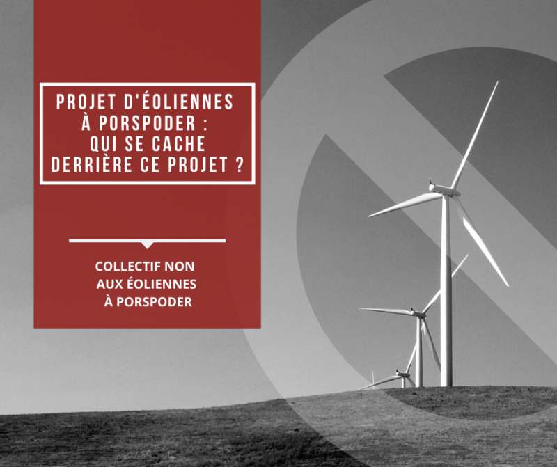 projet d'éoliennes à porspoder