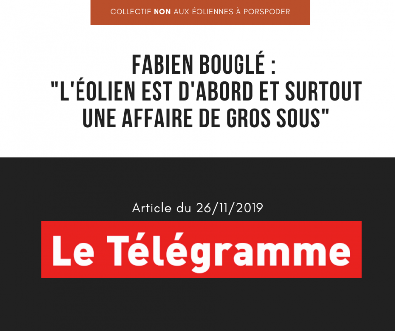 l'eolien dans le telegramme